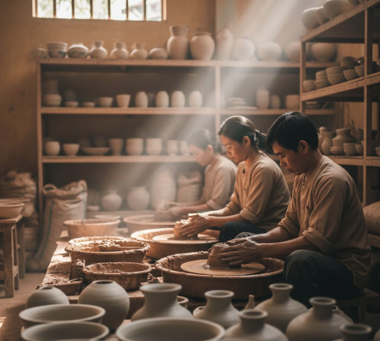 7 Day Trips from Hanoi That Are Actually Worth Your Time (No Tourist Traps & No Regrets) Bat Trang pottery