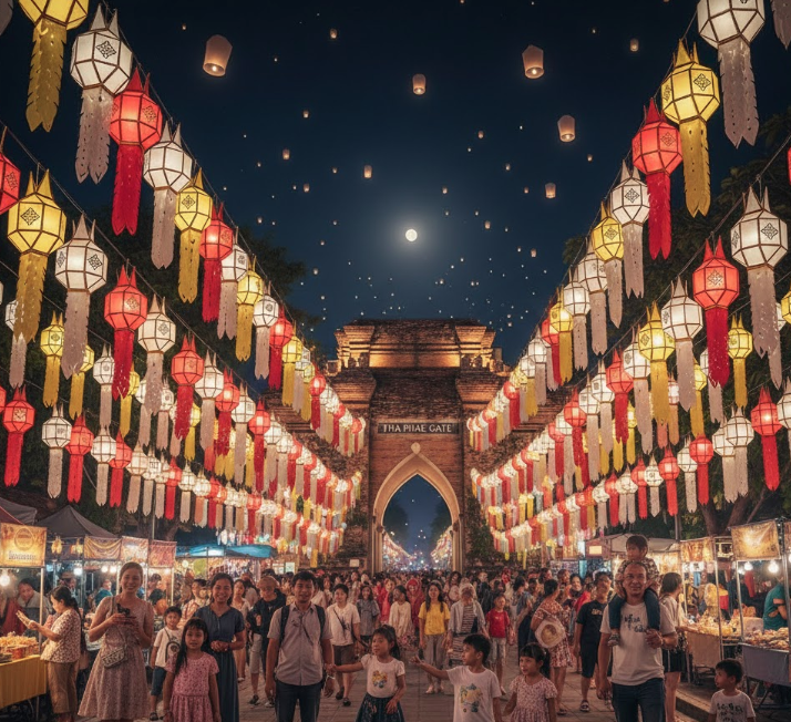 Chiang Mai Lantern Festival 2026: The Only Honest Guide You Need (Free vs Paid + Lamphun Free Event) yi peng