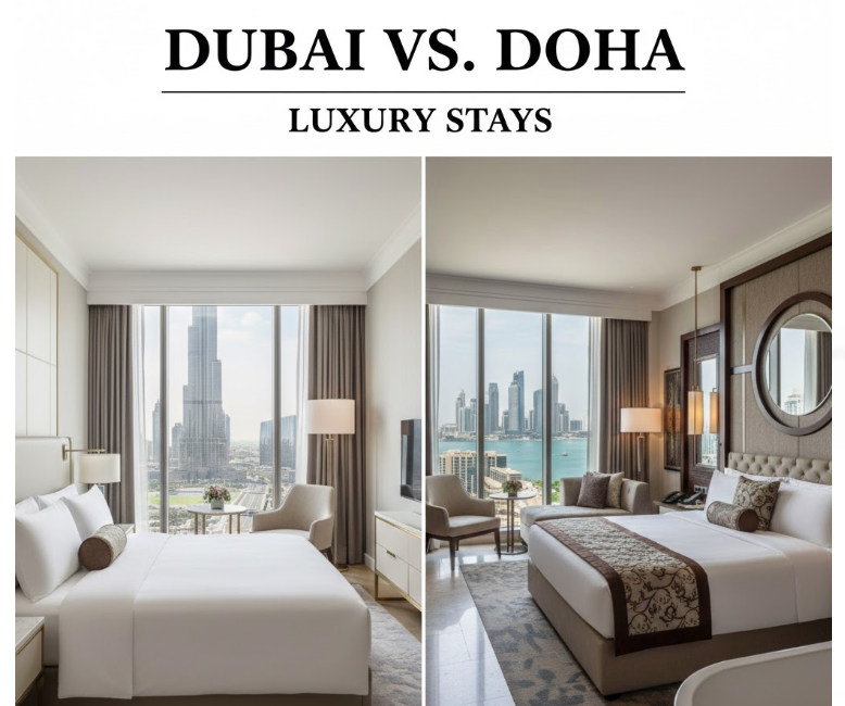 Hotel and accommodation comparison Dubai vs Doha
