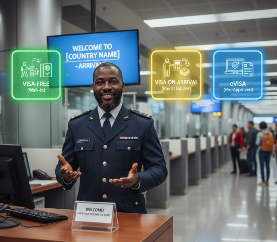 visa-free vs visa on arrival vs eVisa