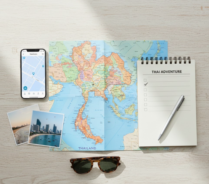 Hua Hin vs Pattaya comparison table beaches nightlife cost transport