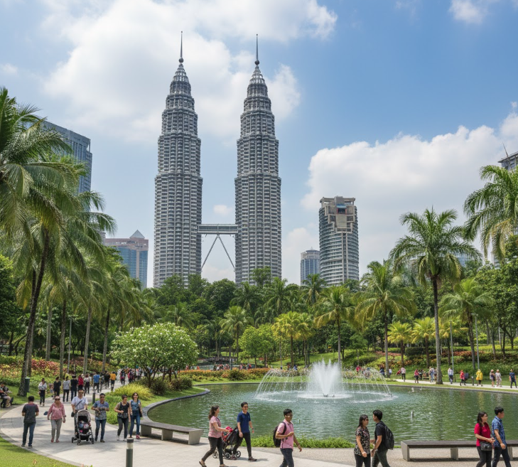 7 Days Kuala Lumpur Itinerary With Day Trips (2026 Complete Guide) Day 1 of 7 days Kuala Lumpur itinerary at KLCC and Petronas Towers