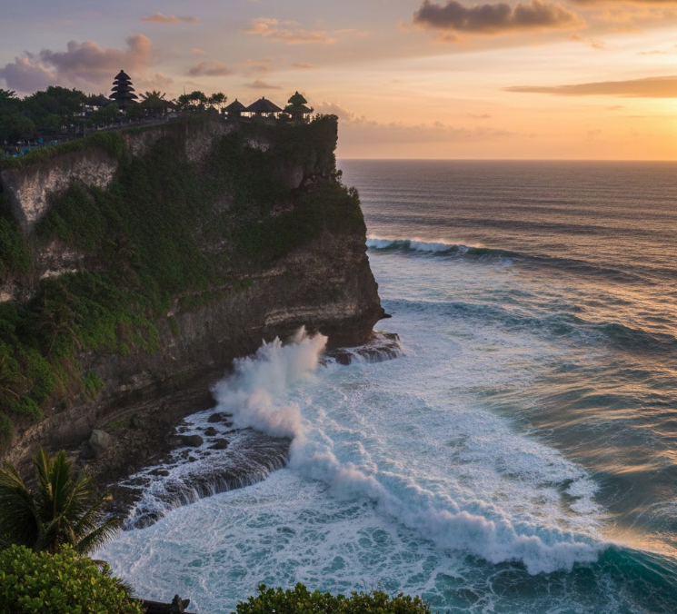Planning a Trip to Bali: The Ultimate 2025–2026 Guide for an Unforgettable Holiday Uluwatu Temple on dramatic cliff above the sea.
