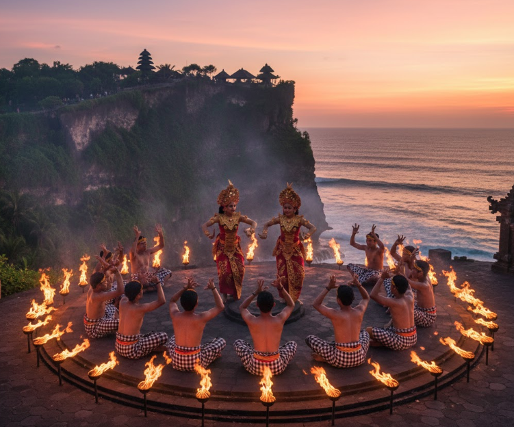 Planning a Trip to Bali: The Ultimate 2025–2026 Guide for an Unforgettable Holiday Kecak Fire Dance performance at sunset in Bali.