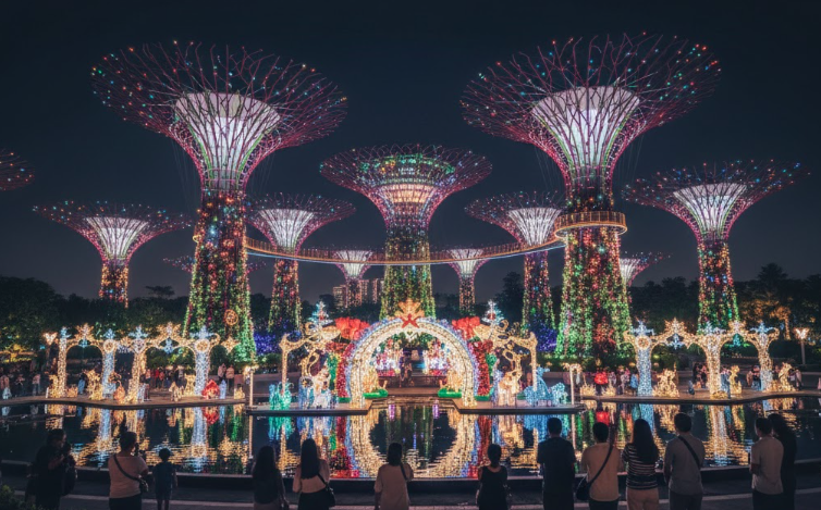 Best Places to Go in December (2025 & 2026 Guide) Singapore Gardens by the Bay Christmas Wonderland in December