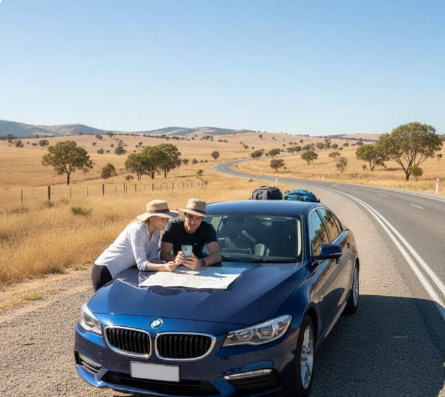 inbound tourism to Australia road trip travel