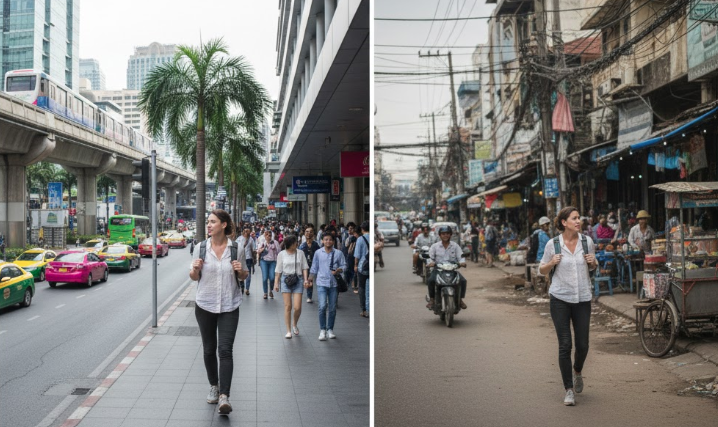 Thailand vs Cambodia tourist comfort