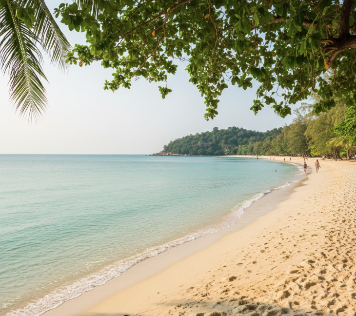 Thailand for honeymoon quiet beach Phuket