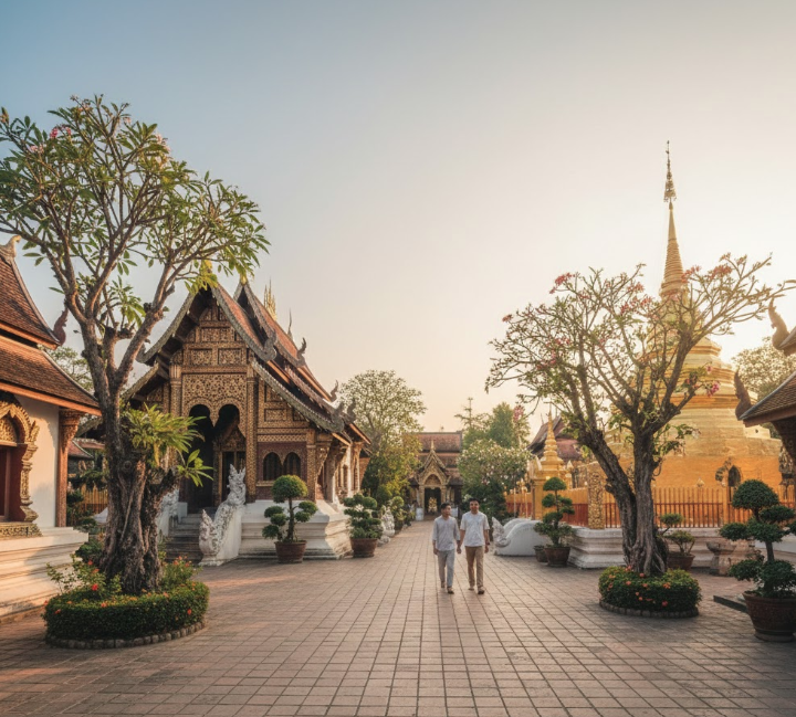 Thailand for honeymoon Chiang Mai calm culture