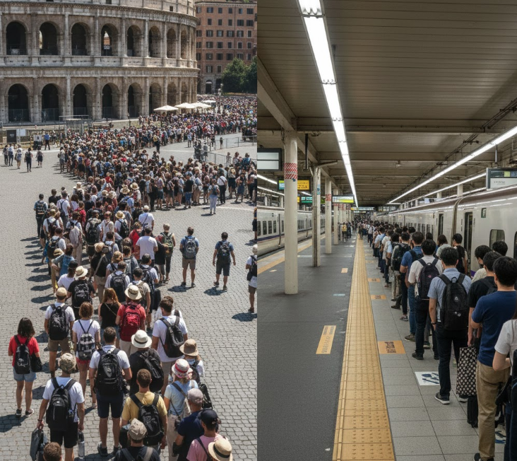 9 Brutal Reasons Japan vs Europe Travel Cost Favors Japan in 2026 Japan vs Europe travel cost breakdown showing food, transport, and daily expenses