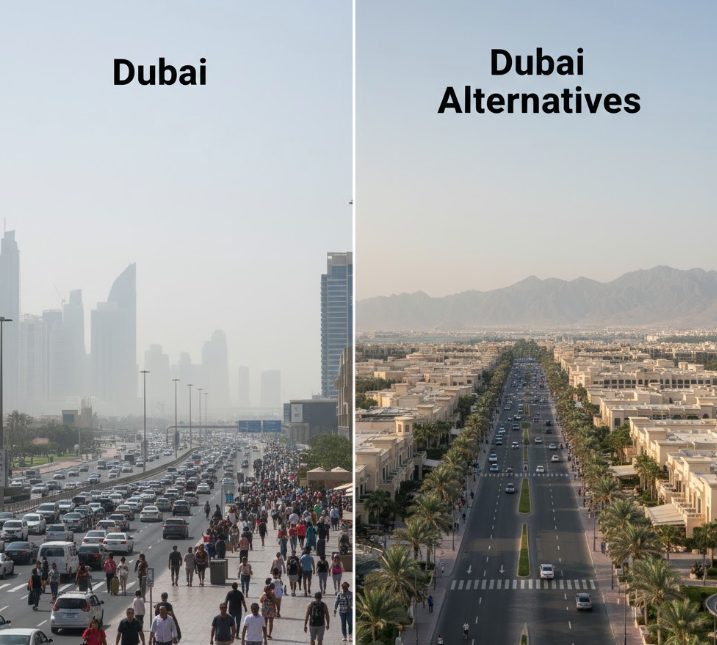 dubai alternatives offering calmer travel experience with fewer crowds