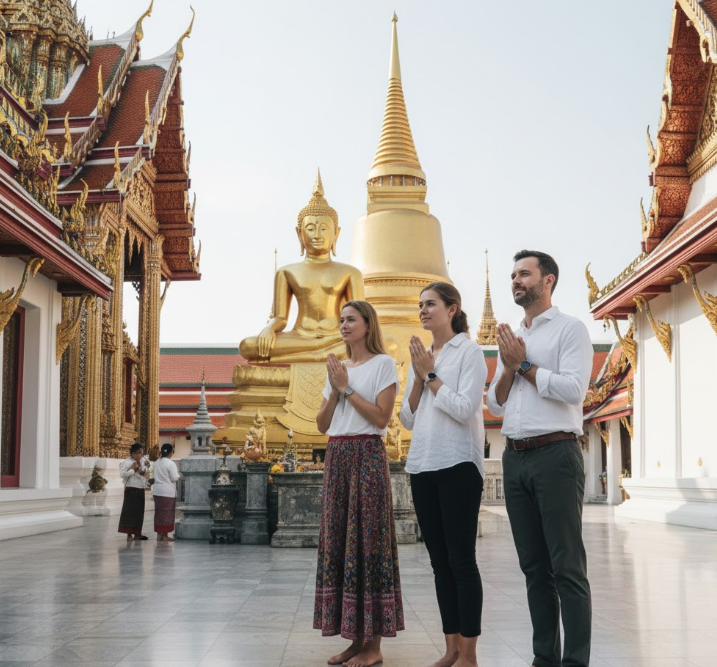 Thailand Travel Guide for Americans: 11 Culture Shocks and Rules You Must Know (2026) Thailand travel guide for Americans temple etiquette