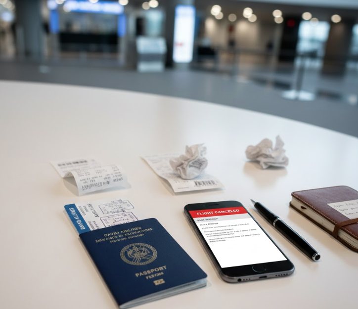 Passenger rights during flight cancellations