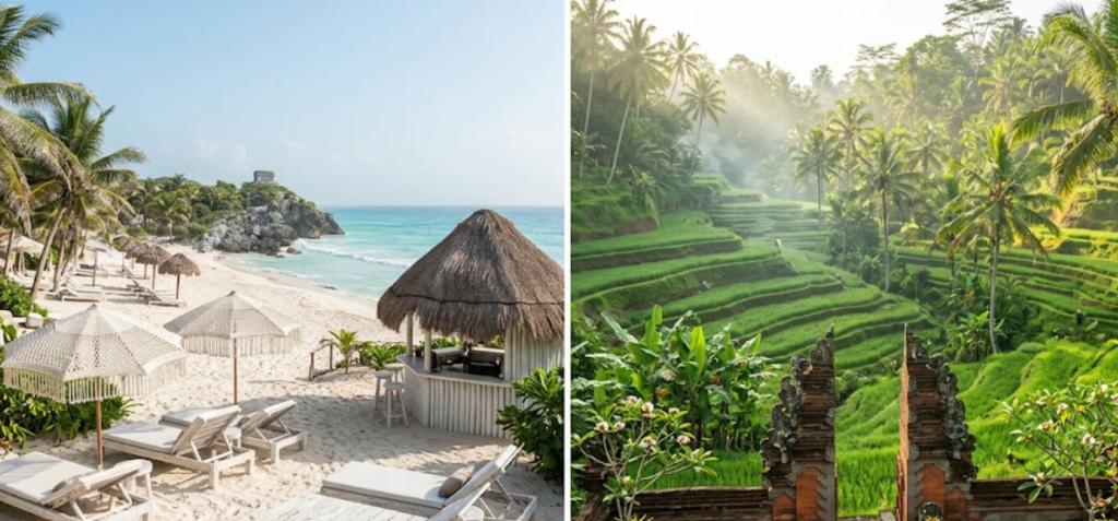 Tulum vs Bali